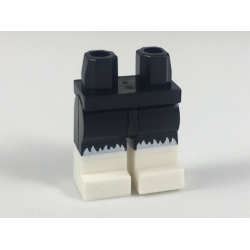 Hips and Legs with White Shoes with White Fur Fringe Pattern Hips and Legs with White Shoes with White Fur Fringe Pattern