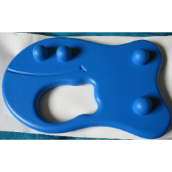 Primo Raft Large Fish-Shaped with Four Studs and Small Fish-Shaped Hole