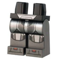 Hips and Pearl Dark Gray Legs with SW Clone Trooper Armor and Silver Plates Pattern