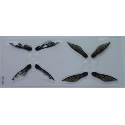 Plastic Wings Double with SW Geonosian Pattern, Sheet of 2, Different Double Wings