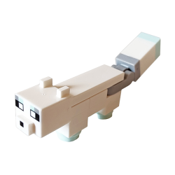 Minecraft Fox, Arctic - Brick Built
