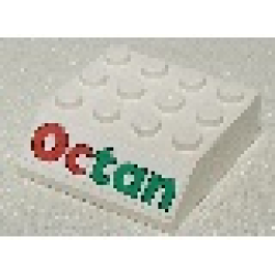 Slope 45 4 x 4 with Octan Pattern (Sticker) - Set 6617