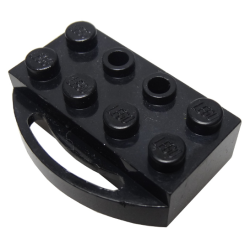 Train Brick 2 x 4 with Holder for Sliding Wheel Block