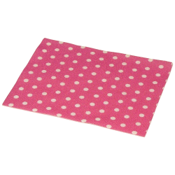 Duplo, Cloth Blanket 8 x 10 cm with Small White Polka Dots Pattern Duplo, Cloth Blanket 8 x 10 cm with Small White Polka Dots Pattern