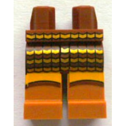 Hips and Medium Nougat Legs with Brown and Gold Armor Scales Pattern Hips and Medium Nougat Legs with Brown and Gold Armor Scales Pattern