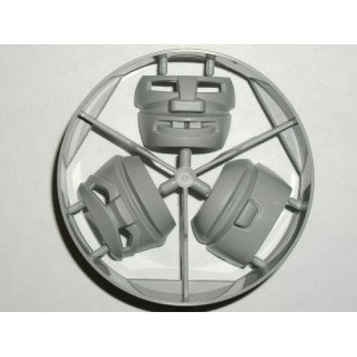 Деталь LEGO 44855 Sports Hockey Masks on Sprue - Masks 2, 3, 4