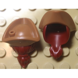 Minifigure, Hair Combo, Hair with Hat, Long Hair with Ponytail and Molded Medium Nougat Pirate Tricorne Hat Pattern (BAM) Minifigure, Hair Combo, Hair with Hat, Long Hair with Ponytail and Molded Medium Nougat Pirate Tricorne Hat Pattern (BAM)