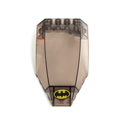 Windscreen 10 x 6 x 2 Curved with Batman Logo Pattern (Sticker) - Sets 7780 / 7781 / 7787 Windscreen 10 x 6 x 2 Curved with Batman Logo Pattern (Sticker) - Sets 7780 / 7781 / 7787