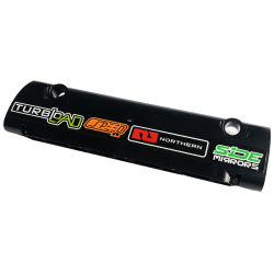 Technic, Panel Curved 11 x 3 with 2 Pin Holes through Panel Surface with 'TURBLOAD', 'SPEED', 'NORTHERN' and 'SiDE MIRRORS' Pattern (Sticker) - Set 42129