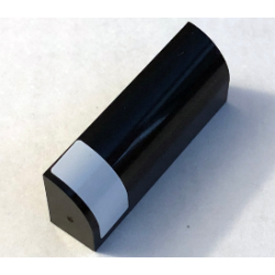 Slope, Curved 1 x 4 x 1 1/3 with White Vertical Stripe Pattern on Left Side (Sticker) - Set 7962 Slope, Curved 1 x 4 x 1 1/3 with White Vertical Stripe Pattern on Left Side (Sticker) - Set 7962