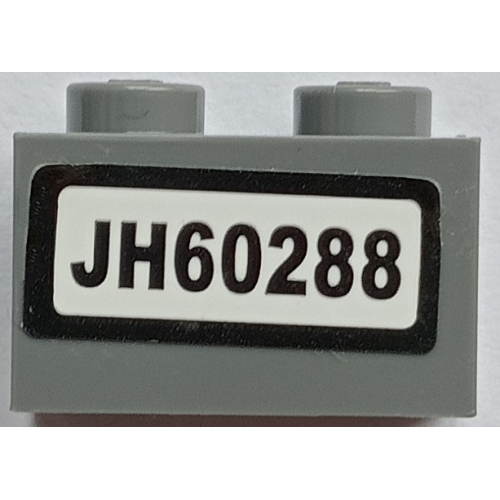 Деталь LEGO 3004pb298 Brick 1 x 2 with 'JH60288' Pattern (Sticker) - Set 60288