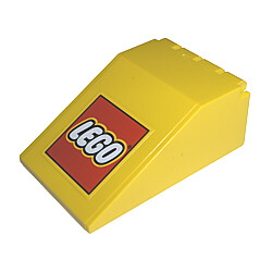 Windscreen 6 x 4 x 2 Canopy with LEGO Logo Pattern (Sticker) - Sets 2148 / 10156 Windscreen 6 x 4 x 2 Canopy with LEGO Logo Pattern (Sticker) - Sets 2148 / 10156