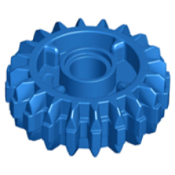 Technic, Gear 20 Tooth Double Bevel with Clutch on Both Sides