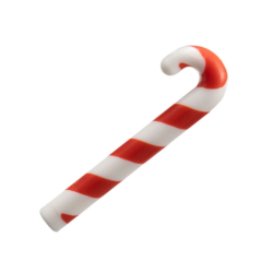 Minifigure, Utensil Cane with Molded Red Candy Stripe Pattern