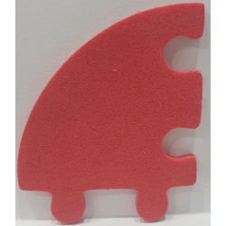 Foam Scala Puzzle Piece 6 x 5 - Red
