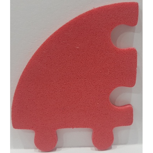 Деталь LEGO bb0909 Foam Scala Puzzle Piece 6 x 5 - Red