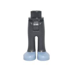 Mini Doll Hips and Trousers with Back Pockets with Sand Blue Shoes Pattern - Thick Hinge