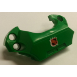 Sports Hockey Chest Protector with NHL Logo on Green Background Pattern (Sticker) - Set 3544 Sports Hockey Chest Protector with NHL Logo on Green Background Pattern (Sticker) - Set 3544