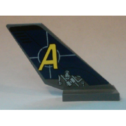 Tail Shuttle with Agents Logo and Mechanical Pattern on Both Sides (Stickers) - Set 8637 Tail Shuttle with Agents Logo and Mechanical Pattern on Both Sides (Stickers) - Set 8637