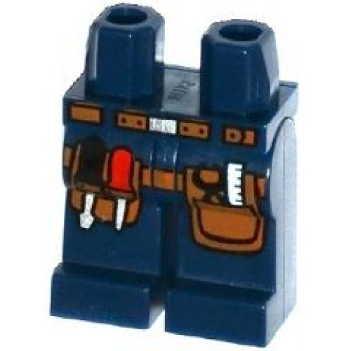 Деталь LEGO 970c00pb0354 Hips and Legs with Tool Belt with Screwdrivers, Pliers and Ruler Pattern