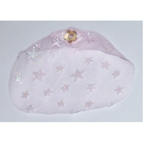 Деталь LEGO 50939pb01 Belville Cloth Bed Veil - Medium with Sparkly Stars Pattern