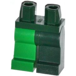 Hips and 1 Dark Green Left Leg, 1 Green Right Leg