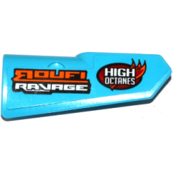 Technic, Panel Fairing #21 Very Small Smooth, Side B with 'ROUFI RAVAGE' and 'HIGH OCTANES' Pattern (Sticker) - Set 42050 Technic, Panel Fairing #21 Very Small Smooth, Side B with 'ROUFI RAVAGE' and 'HIGH OCTANES' Pattern (Sticker) - Set 42050