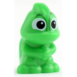 Chameleon, Friends Style, Upright with Hole on Top and Hole on Tail with Black Eyes Pattern (Pascal) Chameleon, Friends Style, Upright with Hole on Top and Hole on Tail with Black Eyes Pattern (Pascal)