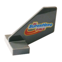 Tail Shuttle, Small with 'DC SUPER HERO GIRLS' Pattern Tail Shuttle, Small with 'DC SUPER HERO GIRLS' Pattern