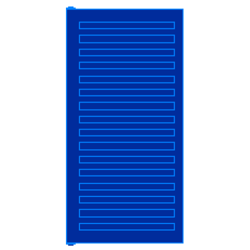 Деталь LEGO 791 Shutter for Window 1 x 3 x 5 - Green