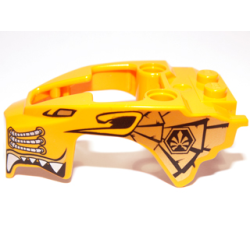 Flywheel Fairing Lion Shape with Fangs and Hoses Pattern Flywheel Fairing Lion Shape with Fangs and Hoses Pattern