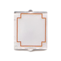 Glass for Window 1 x 2 x 2 Flat Front with Red Geometric Frame on Translucent White Background Pattern Glass for Window 1 x 2 x 2 Flat Front with Red Geometric Frame on Translucent White Background Pattern