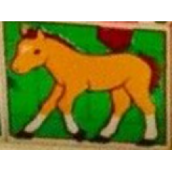 Duplo, Tile 2 x 2 x 1 with Stable Mosaic Picture 14 Pattern Duplo, Tile 2 x 2 x 1 with Stable Mosaic Picture 14 Pattern