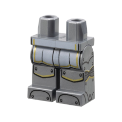 Hips and Legs with White Surcoat End, Gold Trim, Armor Plates with Rivets, Dark Silver Chain Mail on Sides Pattern Hips and Legs with White Surcoat End, Gold Trim, Armor Plates with Rivets, Dark Silver Chain Mail on Sides Pattern