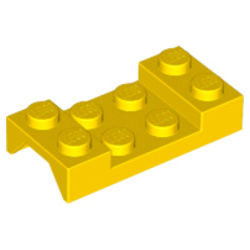 Деталь LEGO 3788 Vehicle, Mudguard 2 x 4 with Arch Studded - Yellow