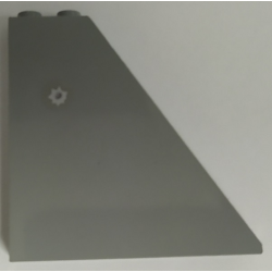 Slope 55 6 x 1 x 5 without Bottom Stud Holders with Bullet Hole Small Pattern (Sticker) - Set 7709
