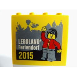 Brick 2 x 4 x 3 with Legoland Feriendorf 2015 Doorman Pattern Brick 2 x 4 x 3 with Legoland Feriendorf 2015 Doorman Pattern