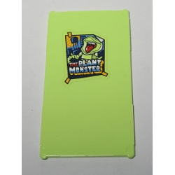 Glass for Window 1 x 4 x 6 with 'THE PLANT MONSTER' Poster Pattern (Sticker) - Set 70912