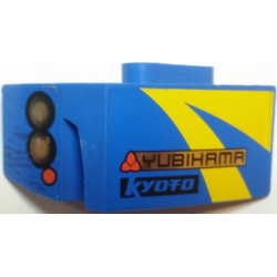 Technic, Panel Car Mudguard Left with 'YUBIHAMA', 'Kyoto', Headlights and Turning Signal Pattern (Stickers) - Set 8494 Technic, Panel Car Mudguard Left with 'YUBIHAMA', 'Kyoto', Headlights and Turning Signal Pattern (Stickers) - Set 8494