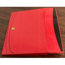 Stickered Assembly 8 x 8 x 1 with Black Curved Lines and Ferrari Logo Pattern (Sticker) - Set 8671 - 1 Slope 10 6 x 8, 2 Tile 1 x 8 Stickered Assembly 8 x 8 x 1 with Black Curved Lines and Ferrari Logo Pattern (Sticker) - Set 8671 - 1 Slope 10 6 x 8, 2 Tile 1 x 8
