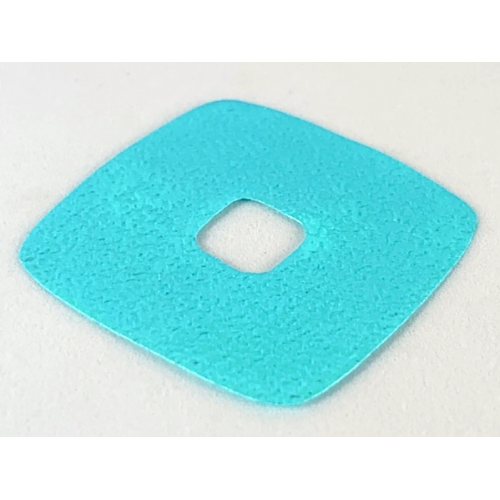 Деталь LEGO 46577foil Clikits, Icon Accent Foil Square 3 5/8 x 3 5/8 with Textured Iridescent Surface