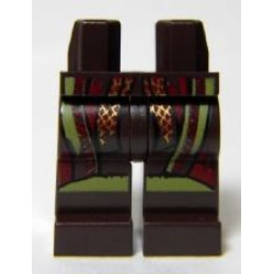 Hips and Legs with Olive Green, Dark Red, and Gold Trim Pattern Hips and Legs with Olive Green, Dark Red, and Gold Trim Pattern