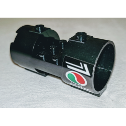 Cylinder 3 x 6 x 2 2/3 Horizontal - Square Connections with Octan Logo and 'Jet Fuel' Pattern Model Right Side (Sticker) - Set 60178 Cylinder 3 x 6 x 2 2/3 Horizontal - Square Connections with Octan Logo and 'Jet Fuel' Pattern Model Right Side (Sticker) - Set 60178