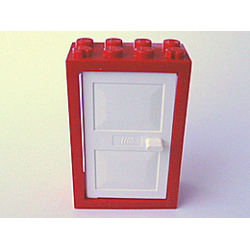 Door, Frame 2 x 4 x 5 with White Door 1 x 4 x 5 (4130 / 4131) Door, Frame 2 x 4 x 5 with White Door 1 x 4 x 5 (4130 / 4131)