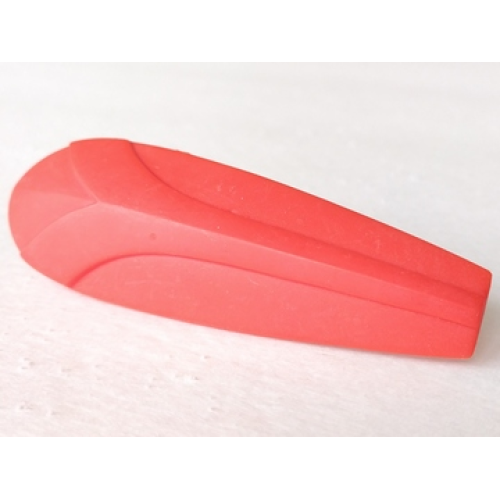 Деталь LEGO 41396 Galidor Accessory Shield 4 x 12 x 3 Rubber with Axle - Red