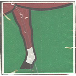 Duplo, Tile 2 x 2 x 1 with Horse Mosaic Picture 05 Pattern