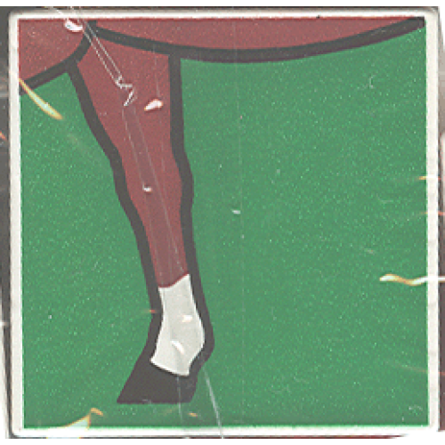 Деталь LEGO 2756pb041 Duplo, Tile 2 x 2 x 1 with Horse Mosaic Picture 05 Pattern