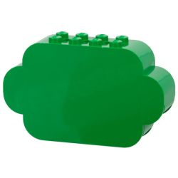 Slope, Curved 8 x 2 x 4 Triple with 8 Studs