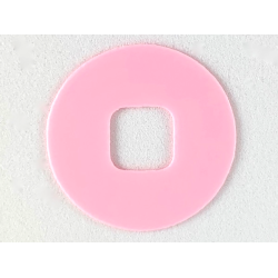 Clikits, Icon Accent Rubber Circle 2 5/8 x 2 5/8 Clikits, Icon Accent Rubber Circle 2 5/8 x 2 5/8