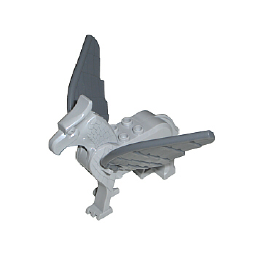 Деталь LEGO buckbeakc01 Hippogriff with Dark Bluish Gray Wings (HP Buckbeak)